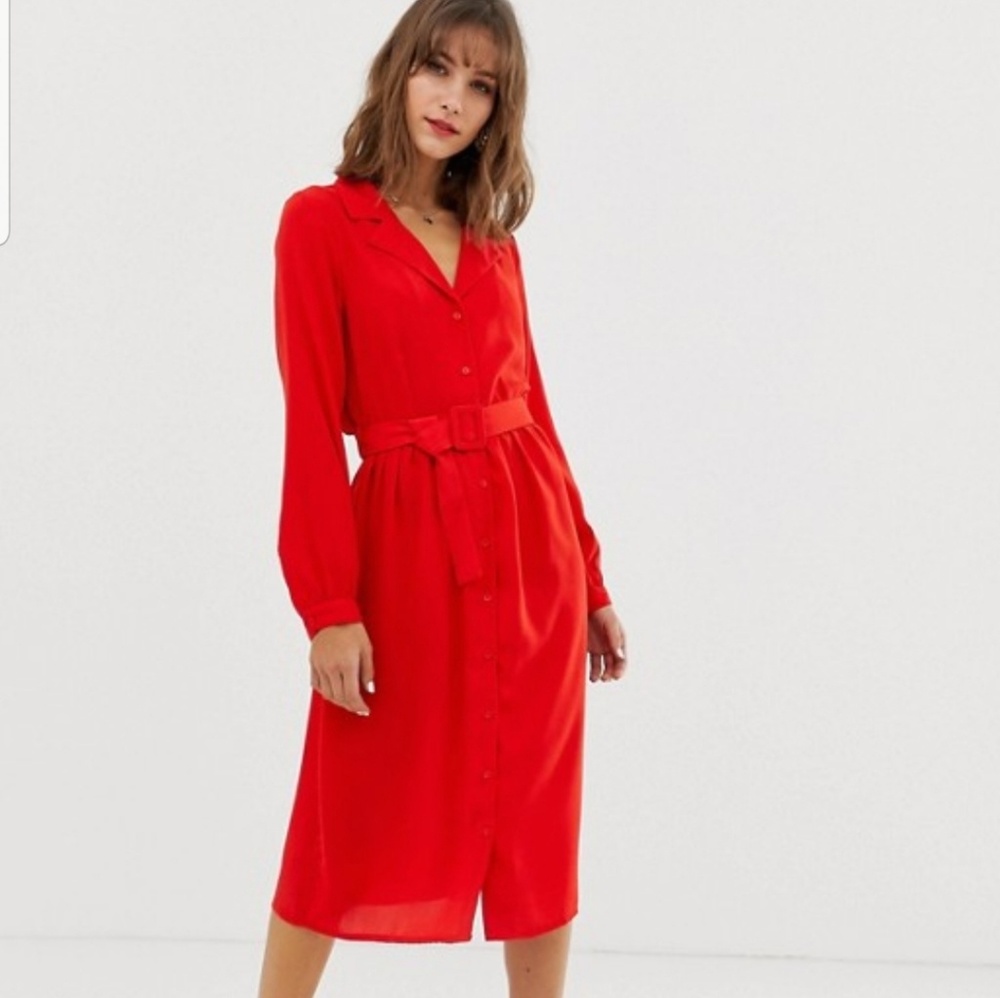 SOLD ASOS midi dress - Picture 1 of 4